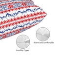 thumbnail image 3 of Gaeub red blue Snow Mountain Elastic Luggage Cover with Concealed Zipper Dust-Proof Luggage Cover Protector - 18-32 inch-20"x30", 3 of 6