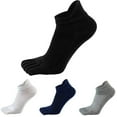 thumbnail image 6 of Fule 1 Pairs Mens Five Finger Toe Socks Cotton Ankle Casual Sports Low Cut Breathe, 6 of 9