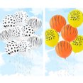 thumbnail image 3 of Billuyoard 100 piezas de confeti biodegradable para fiestas de cachorros, para niños y niñas, decoraciones para fiestas de bienvenida al bebé, Kits de decoración para fiestas Rayas de tigre 100 piezas, 3 of 6