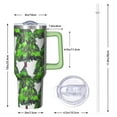 thumbnail image 2 of 40oz Christmas Ornaments Tumbler with Straw Handle Leak Proof Stainless Steel Cup Holiday Coffee Water Bottle Gifts, 2 of 4