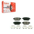 thumbnail image 1 of SIM Rear Semi-Metallic Disc Brake Pads SIM-1161 for Car Ford Fusion Mazda 6 Lincoln MKZ Zephyr Mercury Milan, 1 of 8