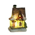 thumbnail image 3 of Visland Christmas Winter Village Houses, with LED Light Up, Mini Christmas Figurines Accessories for Villages Landscape Accessory Set, 3 of 8