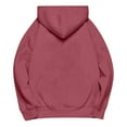 thumbnail image 4 of IYYVV Hoodies for Women Trendy Oversized Hooded Fleece Sweatshirts Casual Long Sleeve Pullover Sweaters Fashion Winter Clothes Purple Pink 4XL, 4 of 6