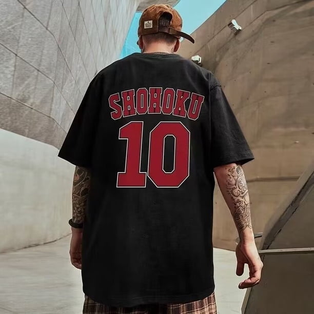 8XL hombres de gran tamaño moda suelta baloncesto americano número diez estampado manga corta cuello redondo versátil tendencia pareja traje