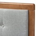 thumbnail image 6 of Baxton Studio Cosma Modern Transitional Ash Walnut Brown Finished Wood 4-Drawer Queen Size Platform Storage Bed, 6 of 13