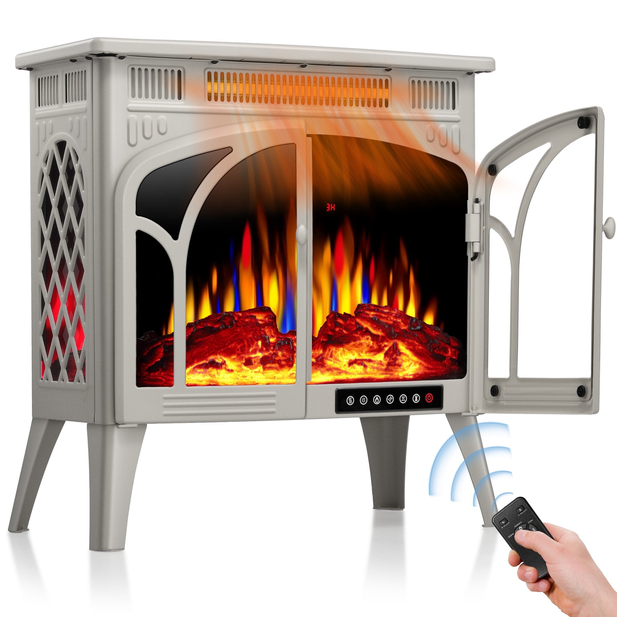 Duraflame 3D Infrared Electric Fireplace Stove with Remote