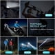 thumbnail image 5 of Luces de bicicleta, luz delantera de bicicleta súper brillante, linterna de bicicleta impermeable con luz trasera recargable por USB (cable USB incluido), 5 of 5