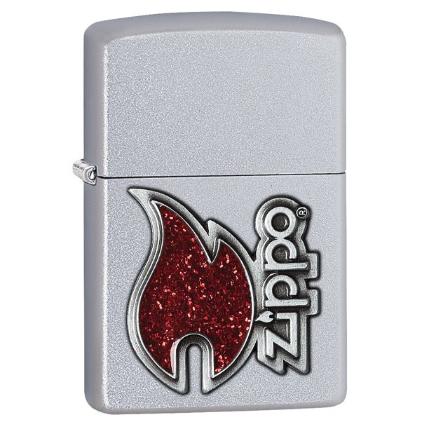 Zippo Classic Red Flame Emblem Lighter, 28847