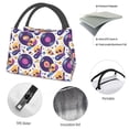 thumbnail image 4 of Easygdp record rock Skull star Bolsa de Almuerzo Insulada Reutilizable, Bolsa de Mano y Bandolera para Oficina, Trabajo, Viajes, 4 of 6