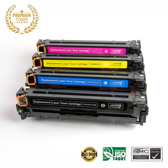 Ultra Toner™ 4 COLORS COMBO - Canon 116 BK/M/Y/C Toner Cartridge