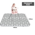 thumbnail image 2 of High Chair/Craft Mat, Washable Splash Proof Mat, Waterproof and Easy to Clean, Baby Feeding Supplies, 2 of 5