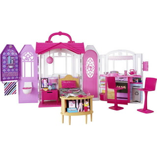 Barbie Dollhouse Set with 3 Dolls and Furniture, Pool and Accessories, Ages  4 & up
