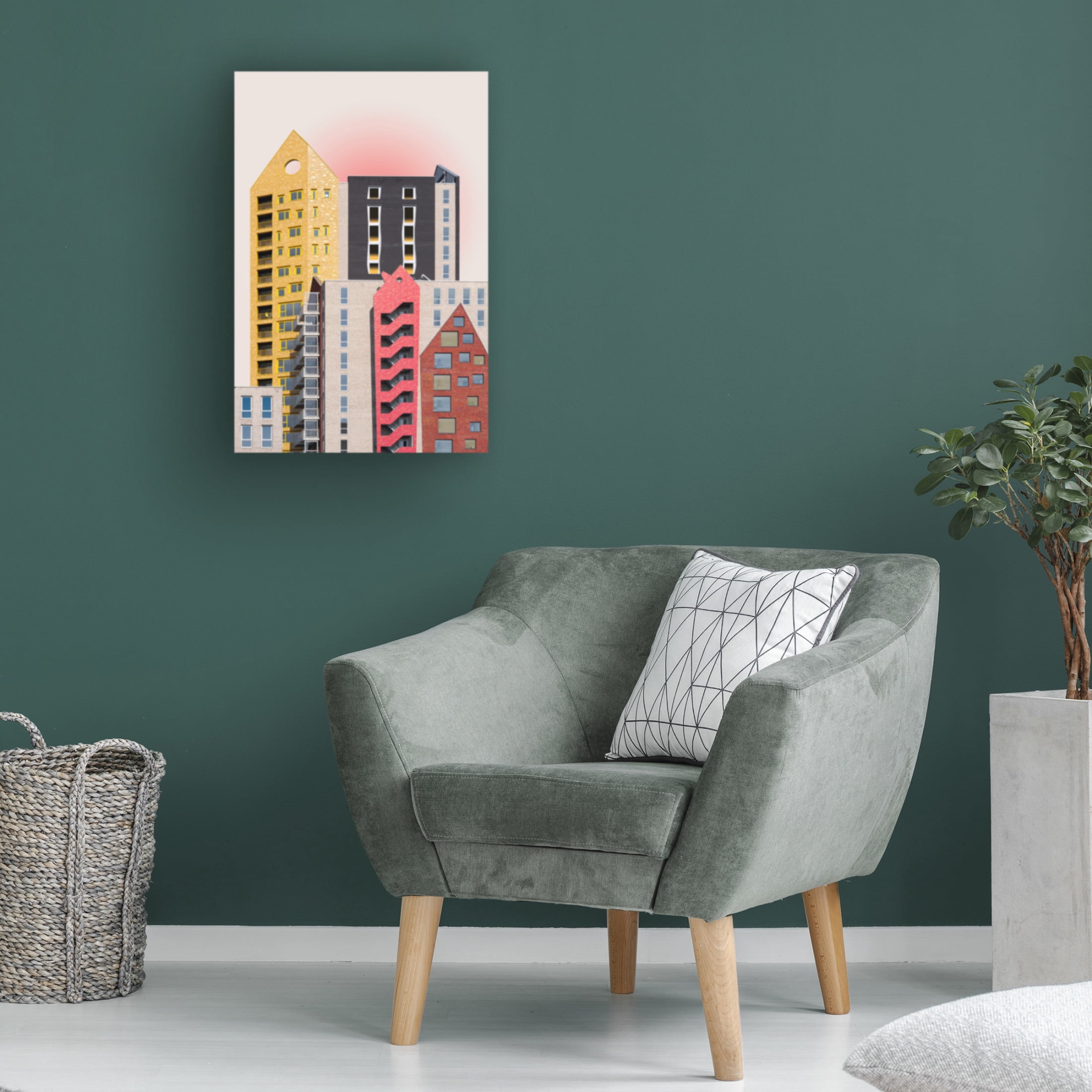 Trademark Fine Art Greetje van Son Playful architecture Canvas Wall Art