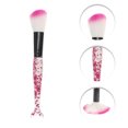 thumbnail image 3 of Unique Bargains 10 Pcs Mermaid Makeup Brush Set for Bathroom Red Plastic Handle Nylon Hair, 3 of 5