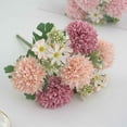 thumbnail image 3 of JeashCHAT Artificial Flowers Chrysanthemum Ball Flowers Bouquet Beautiful Fake Flowers Silk Flowers for Outdoor Indoor Home Wedding Party Cemetery Vase Pots Decor, Table Centerpieces, 3 of 5