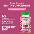 thumbnail image 2 of Vitamin Gummy Human Beanz Biotina 5000 mcg para cabello 120 g, 2 of 8