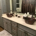 thumbnail image 4 of 16" Oval Copper Vessel Bathroom Sink Bucket Style with Handle, 4 of 5