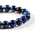 thumbnail image 4 of EOEMY Tiger Eye Bracelet Men Women Elastic Gemstone Natural Stone Beads Stretch Unisex-Mix Color Tiger Eye-8mm, 4 of 9