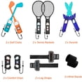 thumbnail image 2 of Paquete de 12 accesorios deportivos para mandos de videojuegos, compatible con el mando Joy-Pad de Switch 2, kit de juegos Family Party, 2 of 9