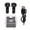 Black, variant on NFTIGB Language Translator Earbuds, 4.72 inches / 12 cm Compact Bluetooth 5.3 Translator Earphones 144 Languages Real-Time Voice Translation Device for Travel, Business, Music and Calling, White