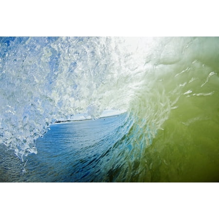 Hawaii Maui Maalaea Wave breaking at legendary surf spot Freight Trains Canvas Art - MakenaStockMedia  Design Pics (38 x