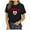 Black, variant on Wangmeiwg Womens Canada Day Shirts Canada Flag Graphic Tshirt Canadian Maple Leaf Short Sleeve Patriotic Tee Tops Apparel T Shirt