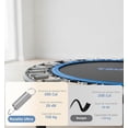 thumbnail image 3 of TOING Trampolín de Ejercicio Profesional 102 cm | Reforzado con 36 resortes de Acero, Doble Cinta de Seguridad, Malla de Polipropileno y Patas antiderrapantes | Soporta 120 kg, 3 of 8