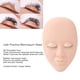 thumbnail image 3 of Cabeza De Maniquí De Pestañas, Cabeza De Maniquí De Extensión De Pestañas Simulada Portátil Con Párpado Reemplazable Para Maquillaje Para Salón De Belleza, 3 of 7
