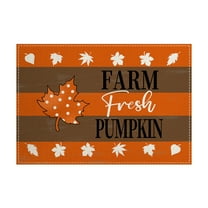 geerera Thanksgiving Placemat , Fall Themed Linen Table Mats with Insulation, for Dining Table Setting, Holiday Dinner, Home Kitchen Decor