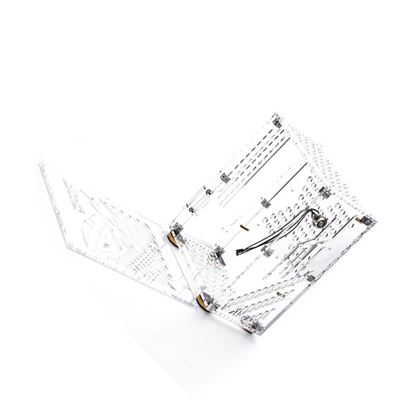 Compact PC Case, Portable Small Computer Case Plexiglass Shell Compact PC Case Desktop PC Case