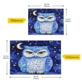 thumbnail image 5 of WOBOGO Blue Starry Owl Puzzle Challenge 500 Piece Jigsaw Suitable for Game Night Finished Size 20.5 x 14.9in, 5 of 9