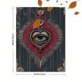 thumbnail image 3 of UXIEQU Mystical Eye Heart Canvas Wall Art 15.75x11.81 Inches, 3 of 8
