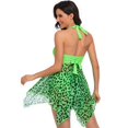 thumbnail image 3 of OUSITAID Two Piece Swimwear Swim Skirt Mesh Tummy Control Swim Suits  Women Bikini, 3 of 7