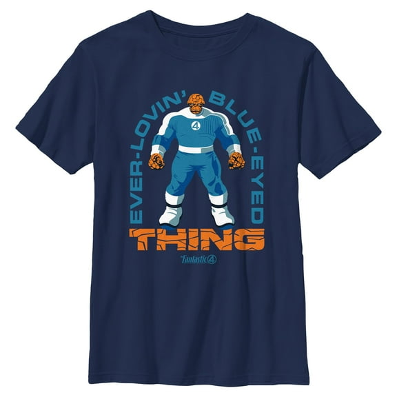 Boys The Fantastic Four: First Steps The Thing Blue Eyes T Shirt