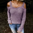 thumbnail image 2 of JINMGG 2024 Fall Winter Plus Size Sweaters for Women Clearance,Women's and Winter Long-sleeved Loose Knit Plus-size Warm Pullover, 2 of 5
