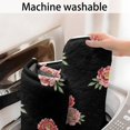 thumbnail image 5 of Pioneer Flower Floral Print Pattern Bathroom Rugs Mat, Non Slip Microfiber Bathroom Rug with Rubber Backing, Soft Mats for Bathroom Floor Tub Shower, 20"x32", 5 of 5