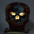 thumbnail image 2 of Luces de esqueleto, luces LED de Halloween en forma de calavera, mini portátil, ahorro de energía, atmósfera LED de terror, cabeza de calavera, decoración de Halloween, 2 of 5