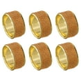 thumbnail image 5 of 6 Pcs Sparkling Napkin Rings Napkin Holder For Dining Anniversary Wedding Party, 5 of 9