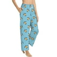 thumbnail image 2 of Uemuo Turtle Pattern Women's Wide Leg Palazzo Lounge Pants with Pockets Light Weight Loose Comfy Casual Pajama Pants-X-Large, 2 of 9