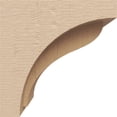 thumbnail image 3 of 5"W x 5"D x 5"H Wide Helena Rough Cedar Woodgrain TimberThane Corbel, Primed Tan, 3 of 6