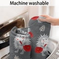 thumbnail image 4 of Cute Hedgehog with Red Bag Pattern Bathroom Rugs Mat,Non Slip Microfiber Bathroom Rug,Rubber Backing,Soft Bathroom Mats for Bathroom Floor,Tub and Shower,20x32in(50x80cm), 4 of 4