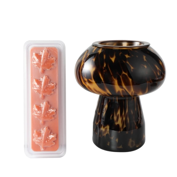 Better Homes & Gardens Mushroom Fragrance Wax Melt Warmer, Dark Tortoise