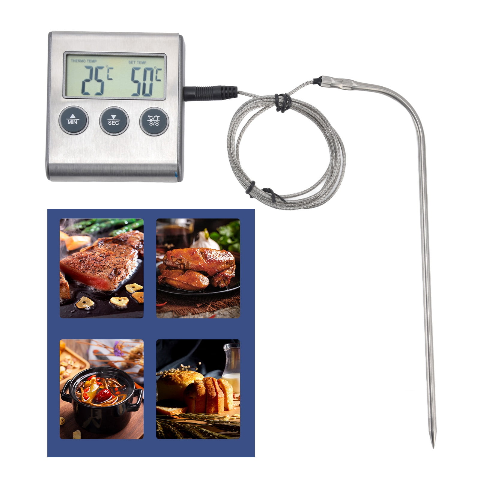 Noref Thermometers,Digital Touchscreen Food Thermometers High Accuracy