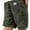 #Army Green, variant on DPTALR George Corduroy Shorts Men with Pockets Mens Drawstring Elastic Waist for Spring Summer Beach Casual Shorts #Army Green Big and Tall Men L