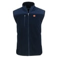 thumbnail image 2 of Men's Cutter & Buck  Navy Auburn Tigers Big & Tall Cascade Eco Sherpa Fleece Full-Zip Vest, 2 of 3