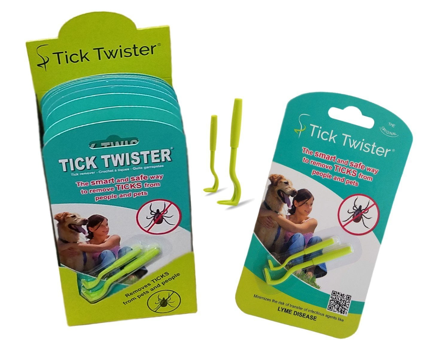 Tick Twister Tick Remover Set with Small and Large Tick Twister, 9 Sets