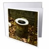 Detail of a jungle toilet 12 Greeting Cards with envelopes gc-10094-2