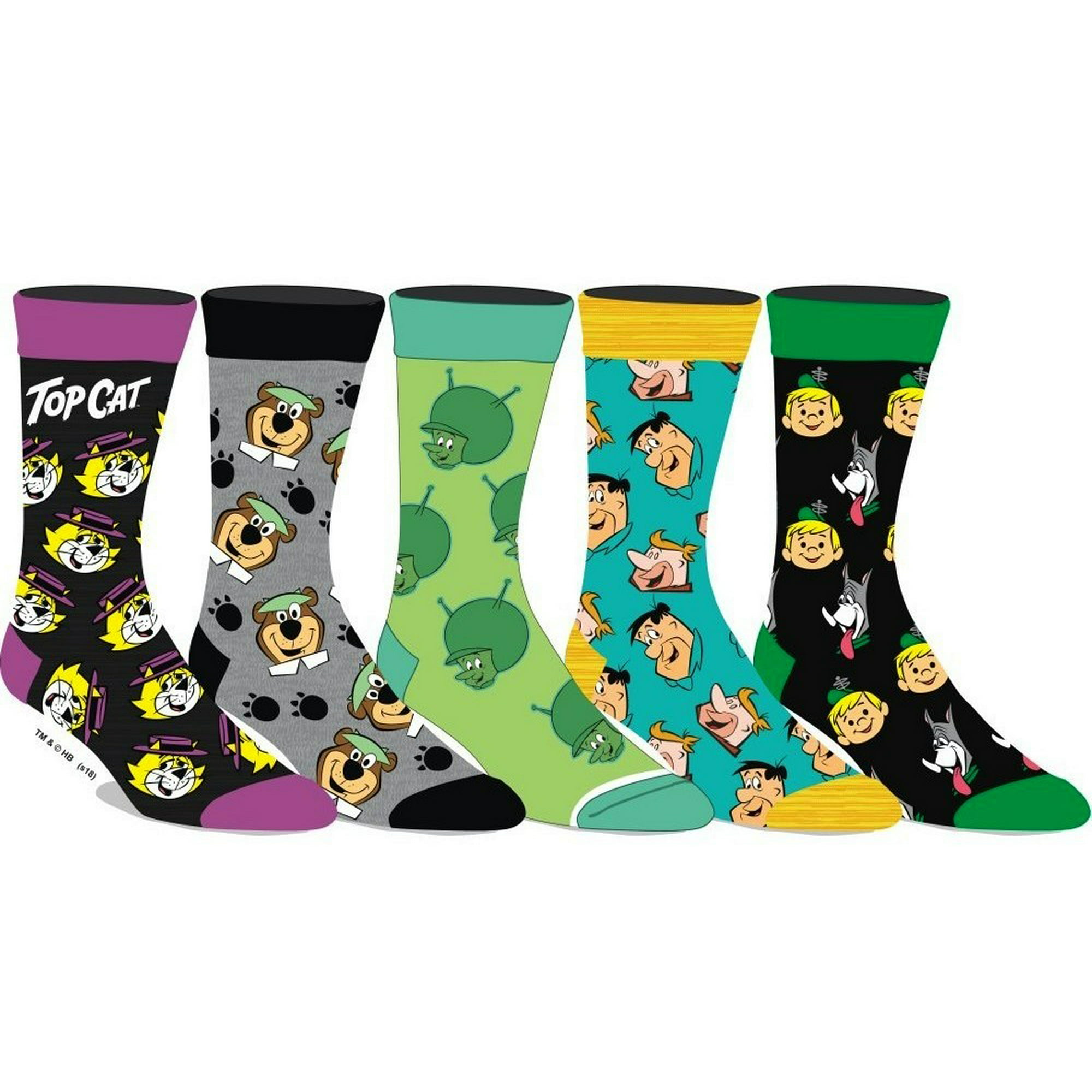 Hanna Barbera Crew Socks Gift Set Adult