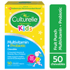 Culturelle Kids Multivitamin + Probiotic Chewable, Fruit Punch Flavor, 50 Count