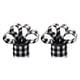 thumbnail image 3 of Cinta decorativa Yuarrent Lino a cuadros Negro Blanco Rojo 5m, 3 of 6